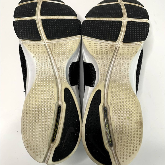 NIKE Zoom Trainer Shoes Black White 2008 Retro Athletic Running Sporty Size 9.5 - Picture 7 of 11